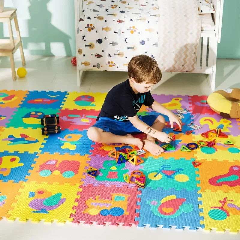 Number Puzzle Foam - Matras Bermain Bayi Anak-anak Karpet Puzzle