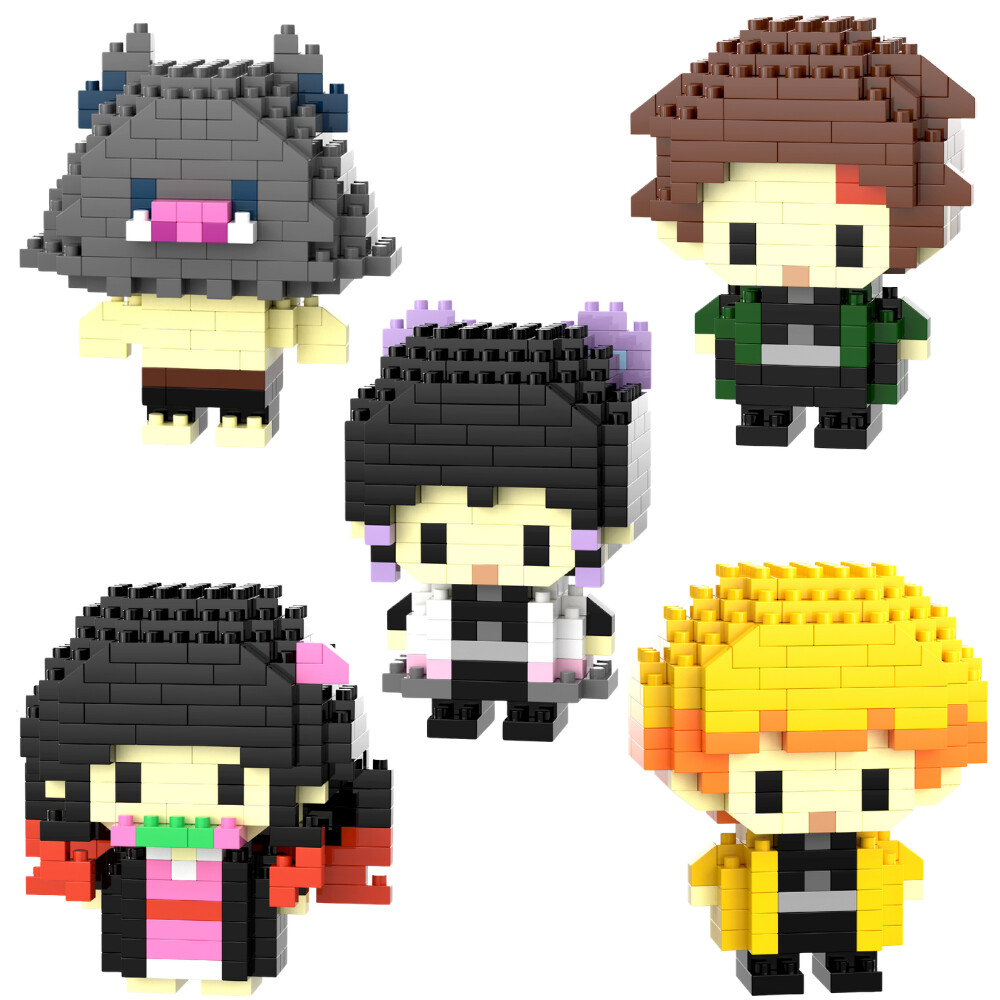 Kids Education In Japan - Mainan Figur Blok Mikro Anime Demon