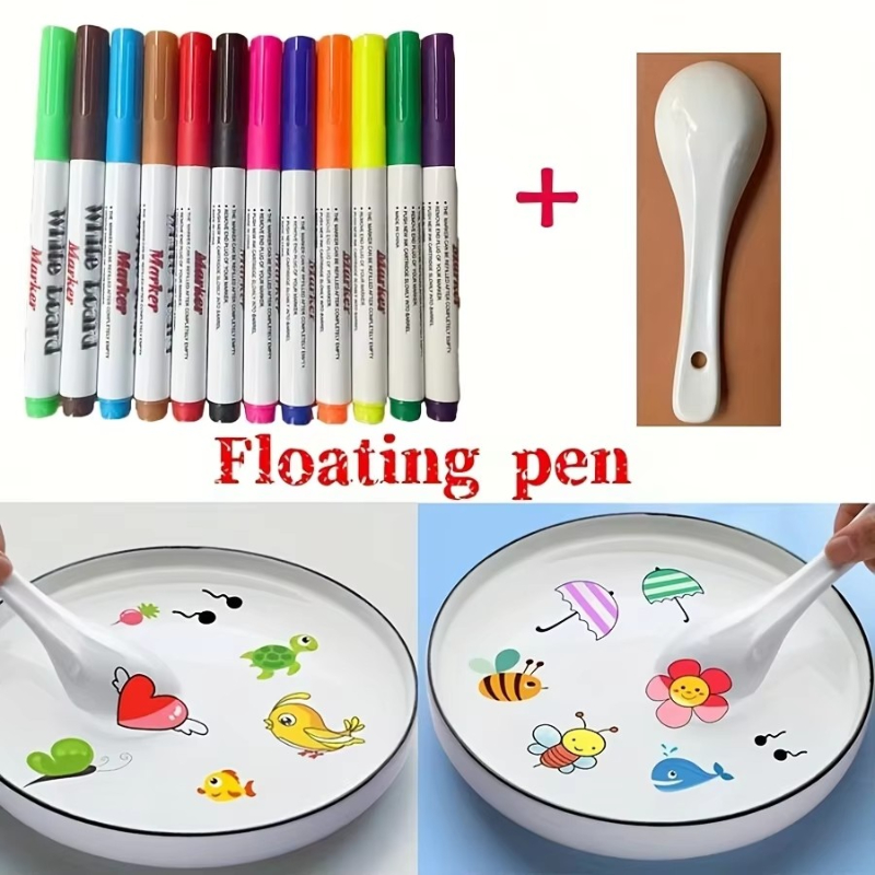 Kids Education Laptop - 1/3/5set Pena Lukis Air Mengambang Mainan