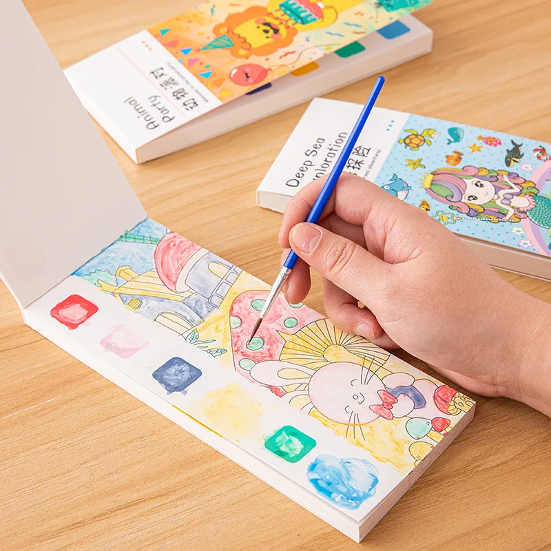 Kids Education Laptop - 20 halaman buku lukisan cat air