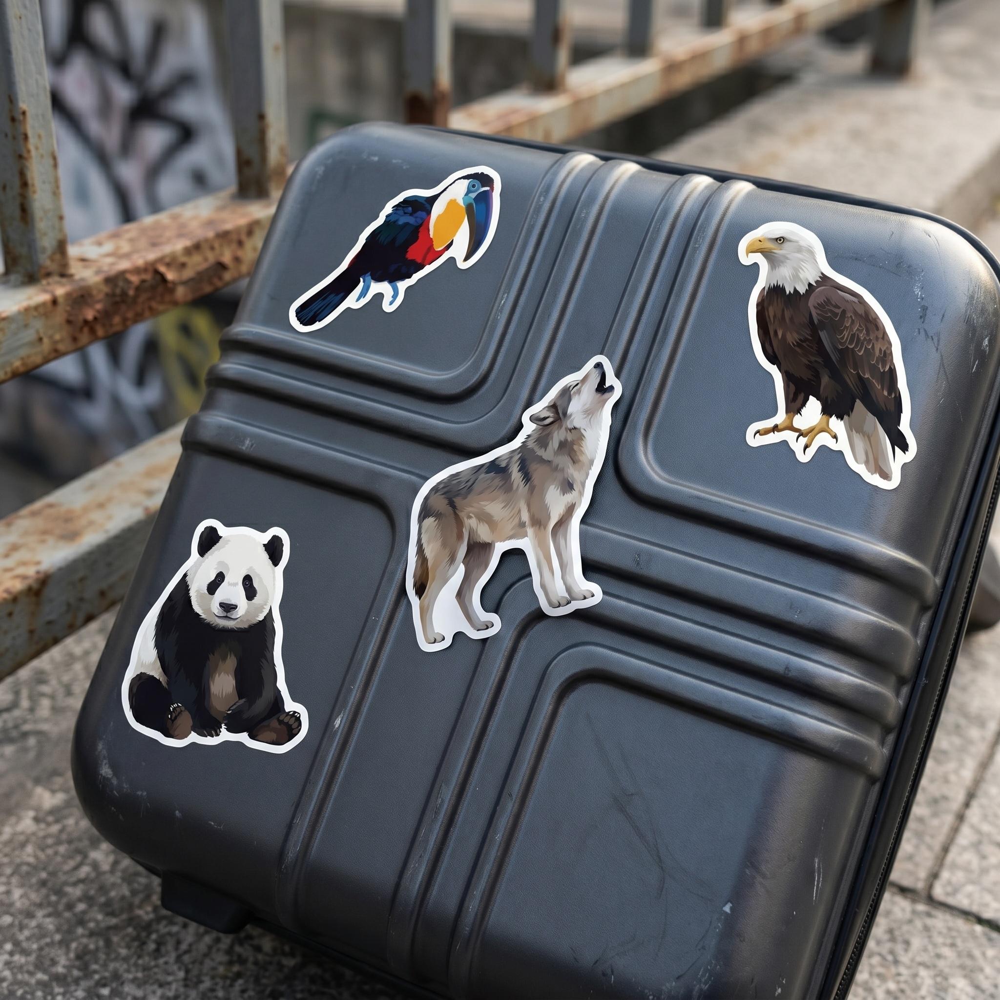 50/200 Buah Stiker Hewan Reali - Kids Education Laptop ulasan dan harga