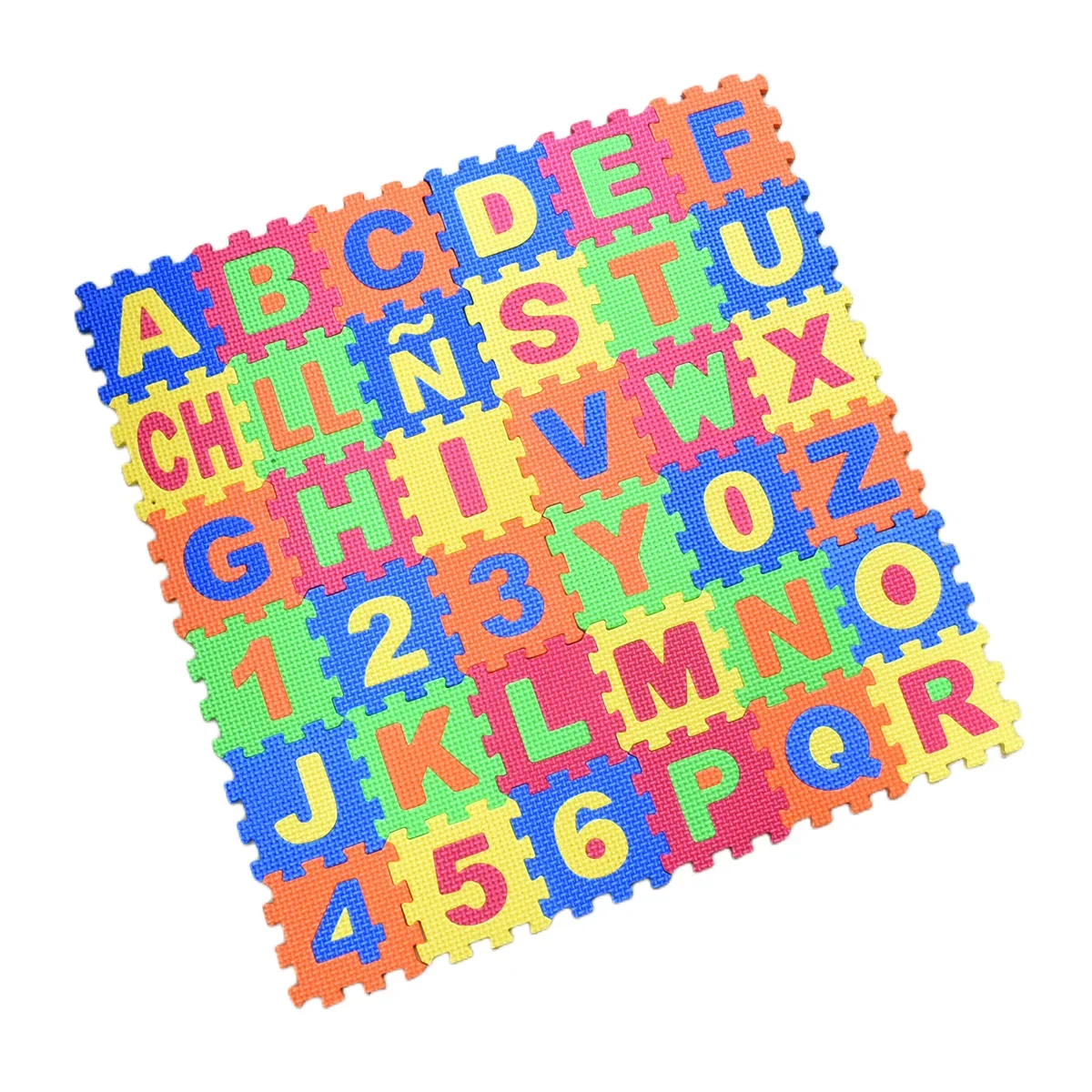 Tikar bermain 36 buah 9cm angk - Number Puzzle Foam ulasan dan harga