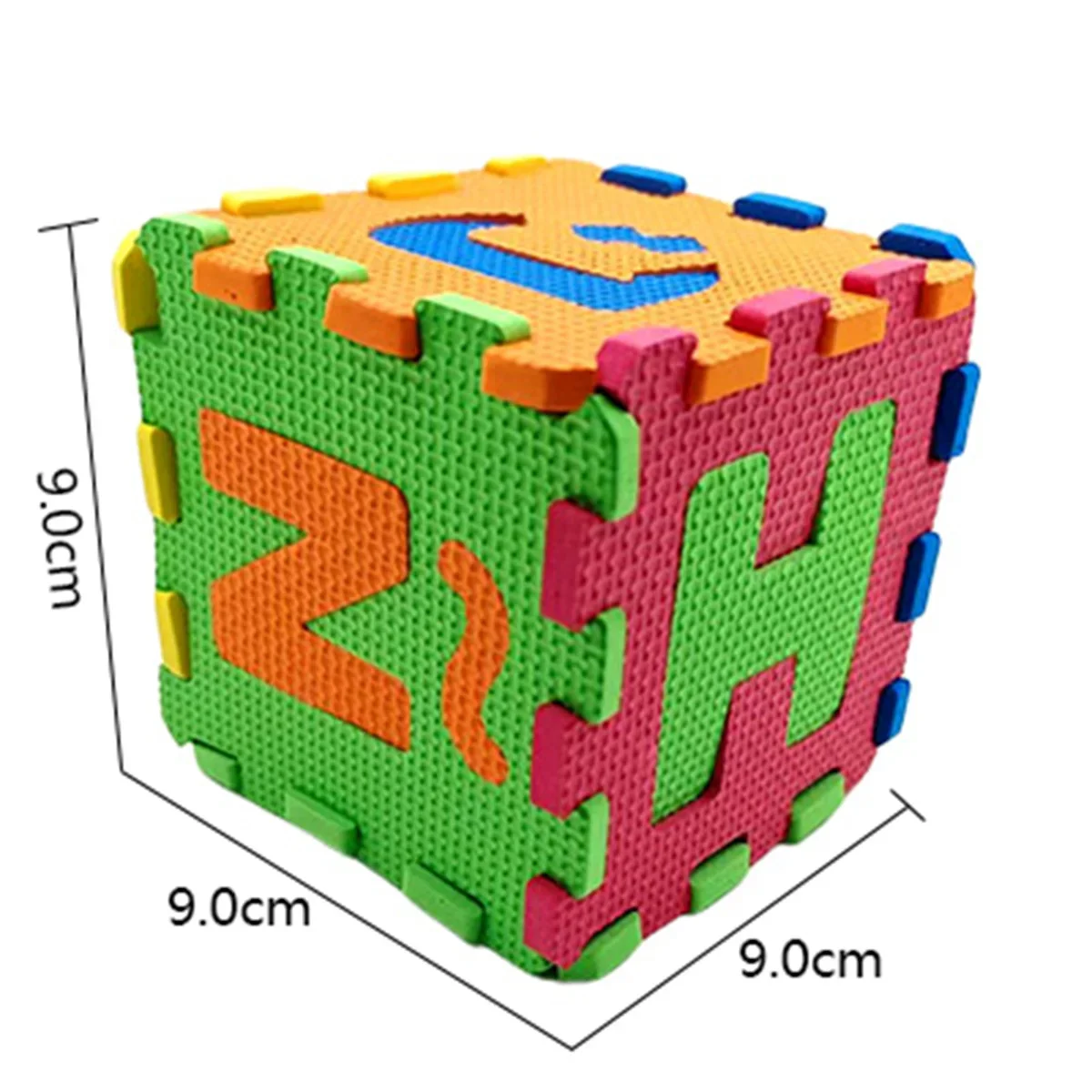Tikar bermain 36 buah 9cm angk - Number Puzzle Foam ulasan dan harga