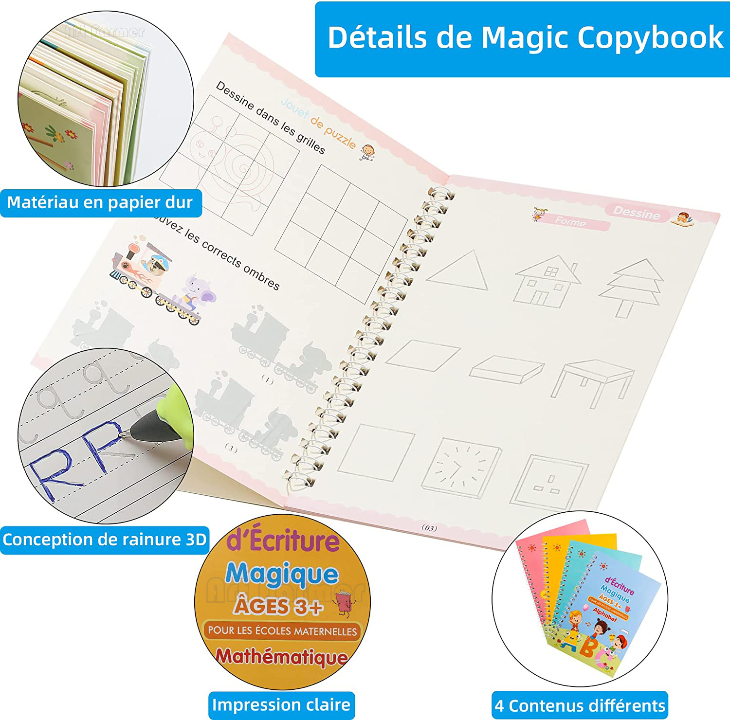 Buku salinan Prancis ajaib buk - Kids Education Laptop ulasan dan harga