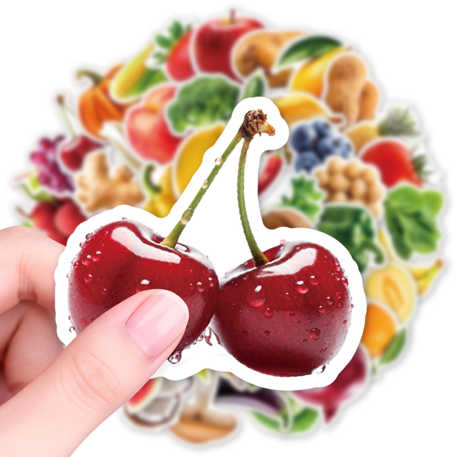 50 Buah Stiker Buah dan Sayura - Kids Education Laptop ulasan dan harga