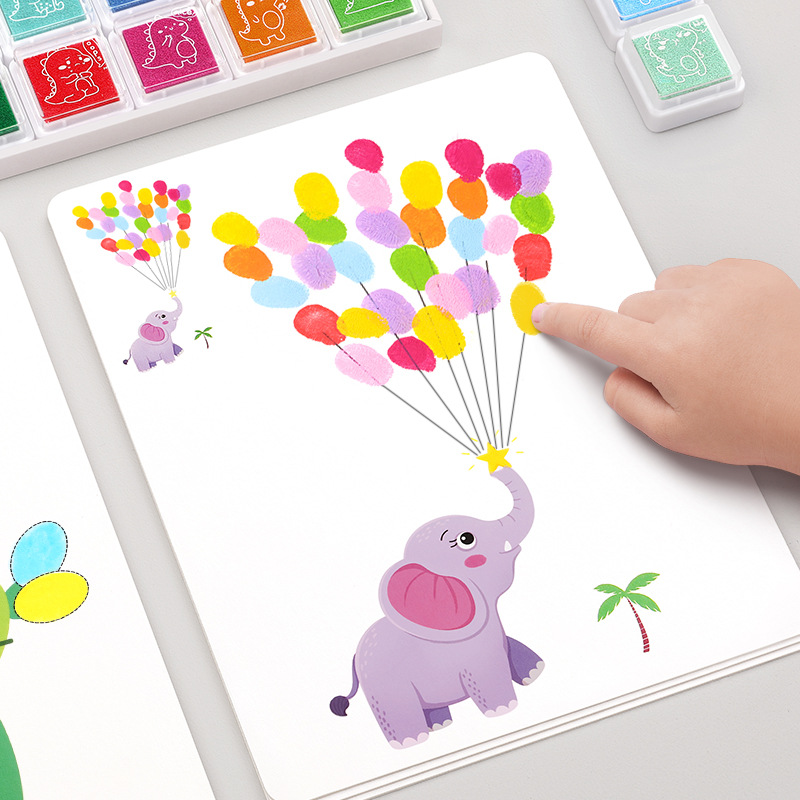 Set lukisan jari kreativitas b - Kids Education Laptop ulasan dan harga