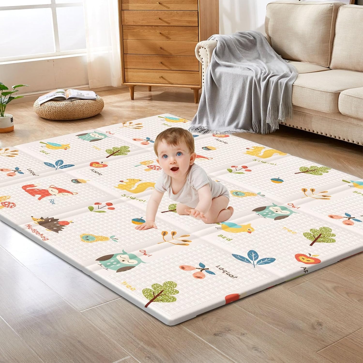 Tikar Bermain Bayi Dapat Dilip - Kids Education Rug ulasan dan harga