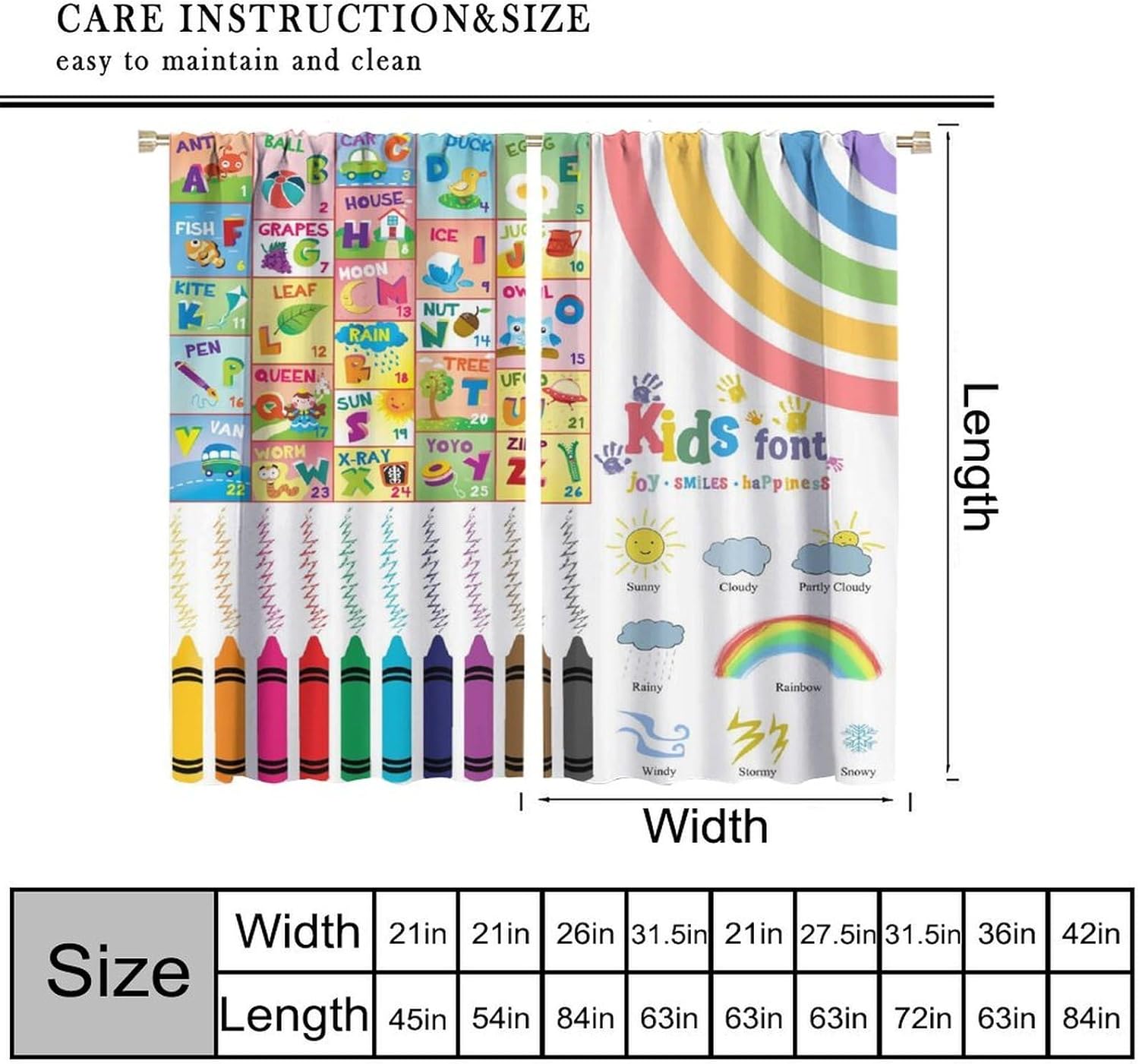 Gorden Anak Motif Alfabet, Tir - Kids Education In Japan ulasan dan harga